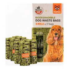 Kit Saquinhos Cata Caca Pet Sacos de Lixo Para Coco - 8 Rolinhos Biodegradáveis Foto  mini 1