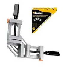 Kit Sargento 2 Esquadros Marceneiro E P/ Solda 65mm Titanium Foto mini 1