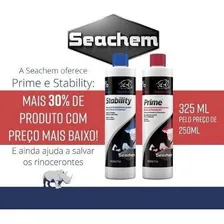 Kit Seachem Prime 325ml + Seachem Stability 325ml Foto mini 2