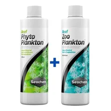 Kit Seachem Reef Zoo E Phytoplankton 250ml Alimento Corais Foto  mini 1