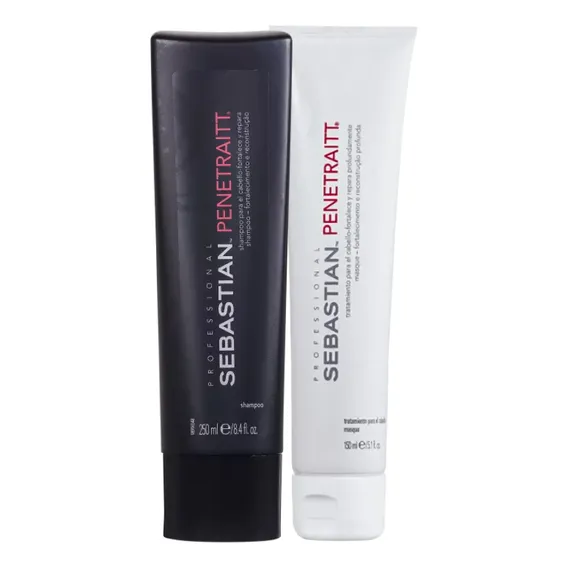 Kit Sebastian Penetraitt Shampoo 250ml + Máscara 150ml Foto 1