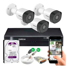 Kit Segurança 3 Câmeras Vhd 3230 Full Hd 1080p Dvr Intelbras Foto  mini 1