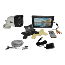 Kit Segurança Monitor 7 Lcd + 1 Camera Infra+30mts Cabo Foto mini 1