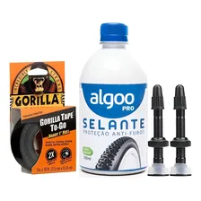 Kit Selante Tubeless Algoo 500ml + Fita Gorilla + Válvulas Foto  mini 1