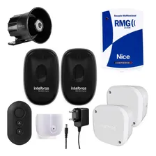 Kit Sensor De Barreira Iva5015 C/ Receptor Controle E Sirene Foto  mini 1