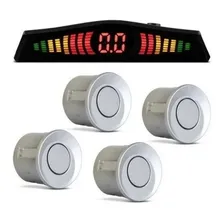 Kit Sensor De Estacionamento Ré 4 Sinal 22mm Sonoro Universal Cor Prata Foto mini 3