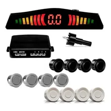 Kit Sensor De Estacionamento Ré 4 Sinal 22mm Sonoro Universal Cor Prata Foto mini 2