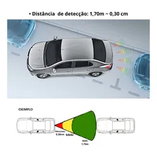 Kit Sensor Estacionamento Automotivo 4 Sensores Ré Preto Vo6 Foto mini 4