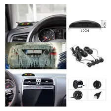 Kit Sensor Estacionamento Ré 4 Sensores Sonoro Display 12v Cor Prata Foto mini 3