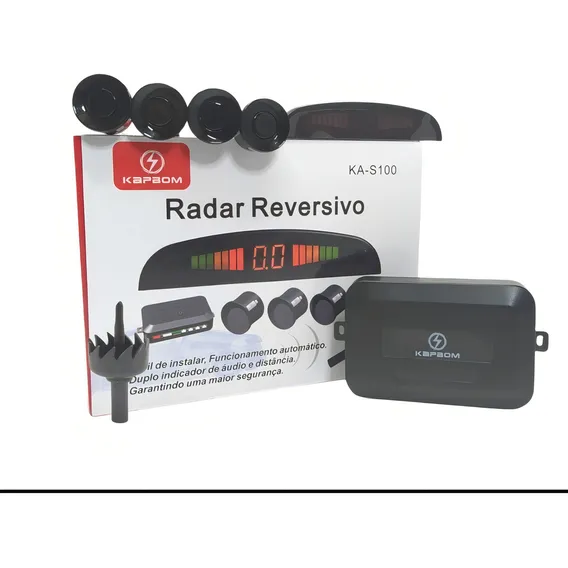 Kit Sensor Traseiro Ka-s100 Cor Preto Foto 1