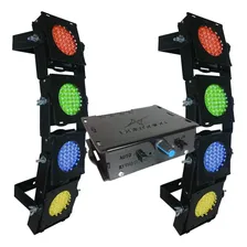 Kit Sequencial De Led Multiformas Deltrônica 8 Canhões Rgby 110V/220V (Bivolt) Foto mini 3