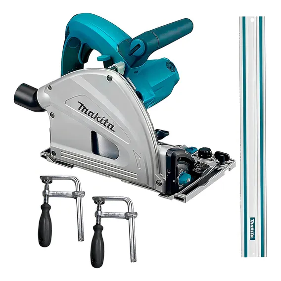 Kit Serra Circular Sp6000 + Sargentos + Trilho 1.5m Makita 220v Foto 1
