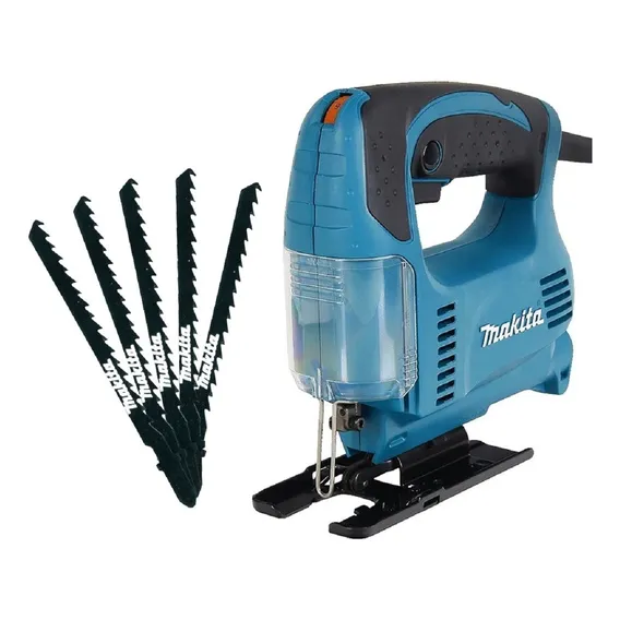 Kit Serra Tico Tico 450 W 4327 Makita + 4 Lâminas Foto 1