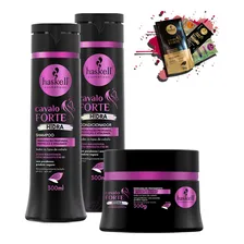 Kit Sh, Cond E Másc 300ml Haskell Cavalo Forte Hidra Foto mini 4