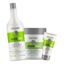 Kit Shampoo 1l, Másc. 500g E Leave-in Cicatrifios - Inoar Foto  mini 1