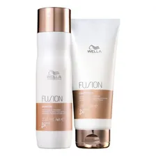 Kit Shampoo 250ml Condicionador 200ml Wella Fusion Repair Foto mini 4