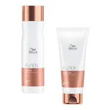 Kit Shampoo 250ml Condicionador 200ml Wella Fusion Repair Foto mini 1