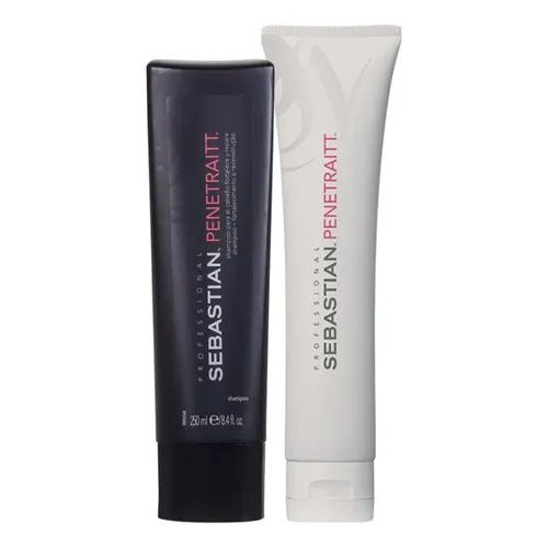 Kit Shampoo 250ml E Máscara 150ml Sebastian Penetraitt Foto 1