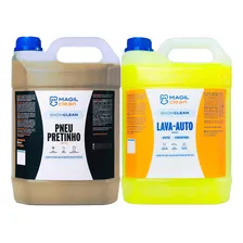 Kit Shampoo Automotivo + Limpa Pneu Semi Gel - 5 Litros Foto mini 1