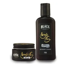Kit Shampoo + Balm Em Cera Para Barba Black Barts Single Ron Foto  mini 1