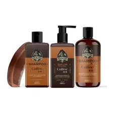 Kit Shampoo, Balm, Shampoo 2 Em 1 + Pente Coffee Don Alcides Foto mini 1