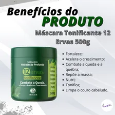 Kit Shampoo + Cond + Máscara 500ml Tonificante 12 Ervas Foto mini  2