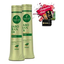 Kit Shampoo Condicionador 500ml Haskell Jaborandi Foto mini  3