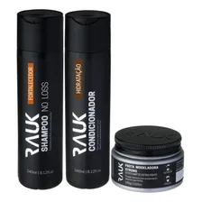 Kit Shampoo Condicionador Antiqueda Pomada Para Cabelos Rauk Foto  mini 1