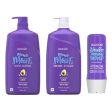 Kit Shampoo + Condicionador - Aussie Moist 778ml Foto mini 2