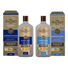 Kit Shampoo + Condicionador Engrossador Tio Nacho 415ml Foto  mini 1
