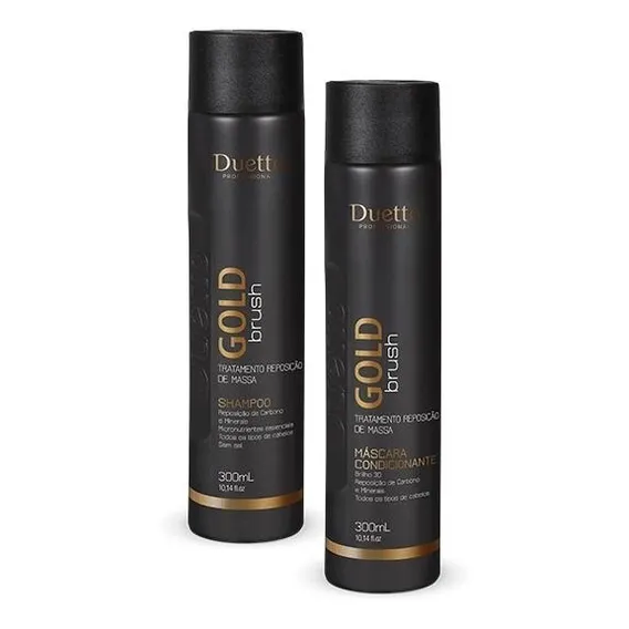 Kit Shampoo + Condicionador Gold Brush Duetto Foto 1