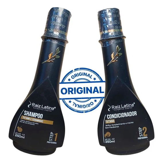 Kit Shampoo Condicionador Tutano Ceramidas Raiz Latina Foto 1