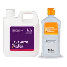 Kit Shampoo Desengraxante + Lava Auto Neutro 1,1l Finisher Foto mini 1