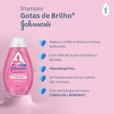 Kit Shampoo E Condicionador Johnson's Gotas De Brilho 400ml Foto mini 4