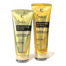 Kit Shampoo E Condicionador Siàge Reconstrói Os Fios Eudora Foto mini  2