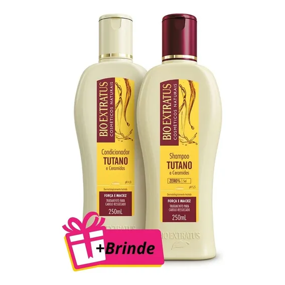 Kit Shampoo E Condicionador Tutano 250ml Bio Extratus Foto 1