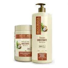 Kit Shampoo+ Máscara 1kg Umectante Óleo De Coco Bio Extratus Foto mini 1