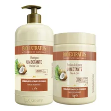 Kit Shampoo + Máscara Umectante 1lt Bio Extratus Foto  mini 1