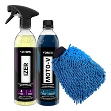 Kit Shampoo Motov + Izer Vonixx Com Luva Microfibra Foto  mini 1