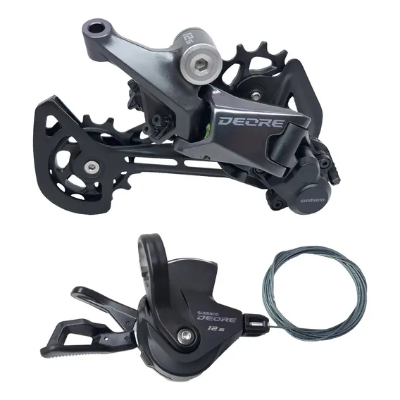 Kit Shimano Deore M6100 12v Câmbio mais Alavanca Trocador Foto 1