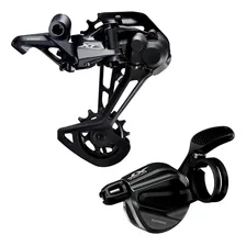 Kit Shimano Deore Xt 12v M8100 Alavanca + Câmbio Traseiro Foto mini 1