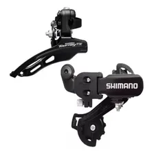 Kit Shimano Tourney Câmbio Traseiro Dianteiro Mtb Tz31 Tz500 Foto  mini 1