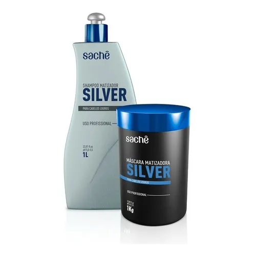 Kit Silver Matizador 1 Kg Cor De Cabelo Loiros Foto 1