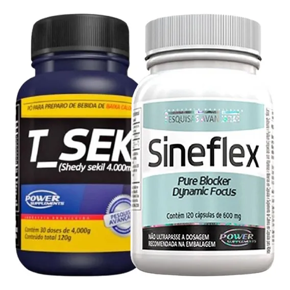 Kit Sineflex 120caps + T Sek Power Supplements Foto 1
