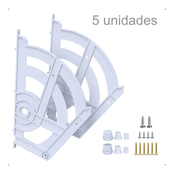 Kit Sistema Articulador Para Sapateira Dupla 2 Jogos Cor Branco Foto 1