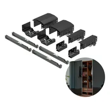 Kit Sistema Para Porta Correr Dominus Até 20kg Para 2 Portas Foto  mini 1
