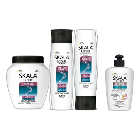 Kit Skala 4 Produtos Bomba De Vitaminas Foto 1