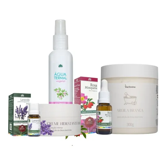 Kit Skincare Natural Limpeza Detox E Hidratante Facial Foto 1