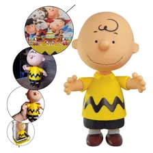 Kit Snoopy Charlie Brown 2 Bonecos Vinil Articulado Foto mini  3