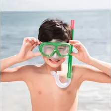 Kit Snorkel Com Máscara Infantil Bestway Para Mergulho Foto mini 4